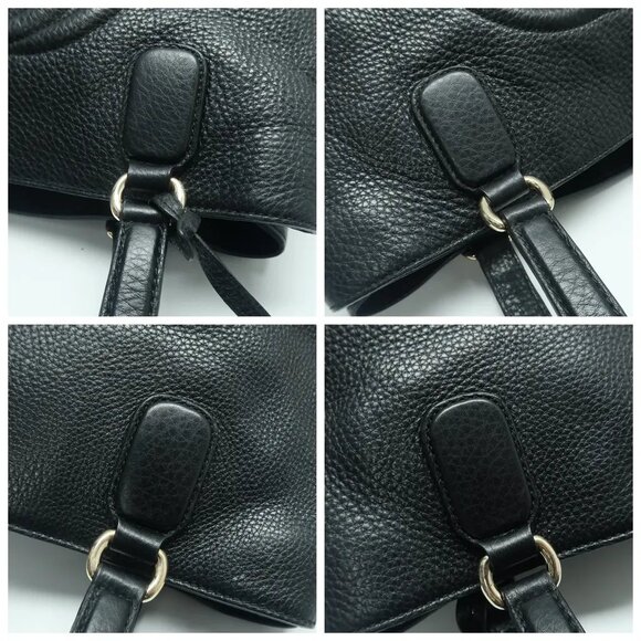 GUCCI Soho Black Leather Shoulder Bag 706-040125 - Picture 7 of 12